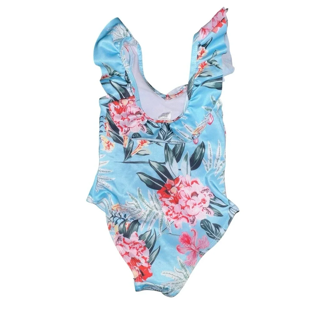 Bundle Of 3 Toddler Girl Bathing Suits Size 18‎ Months OP Floral One Piece Beach